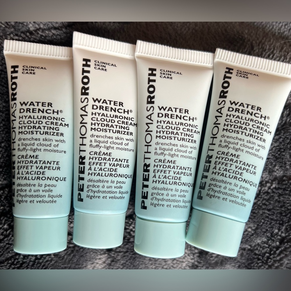 Peter Thomas Roth Water Drench hyaluronic cloud cream - bundle of 4 sample sizes